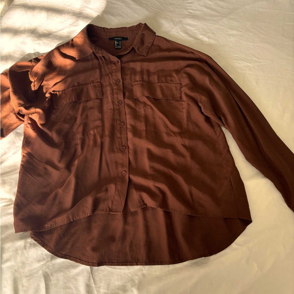 Forever 21 flannel with loose fit